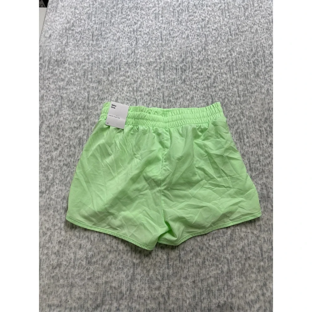 Nike One Kids Dri-FIT Training Shorts Light Green Loose Fit DX4967-376 Large‎